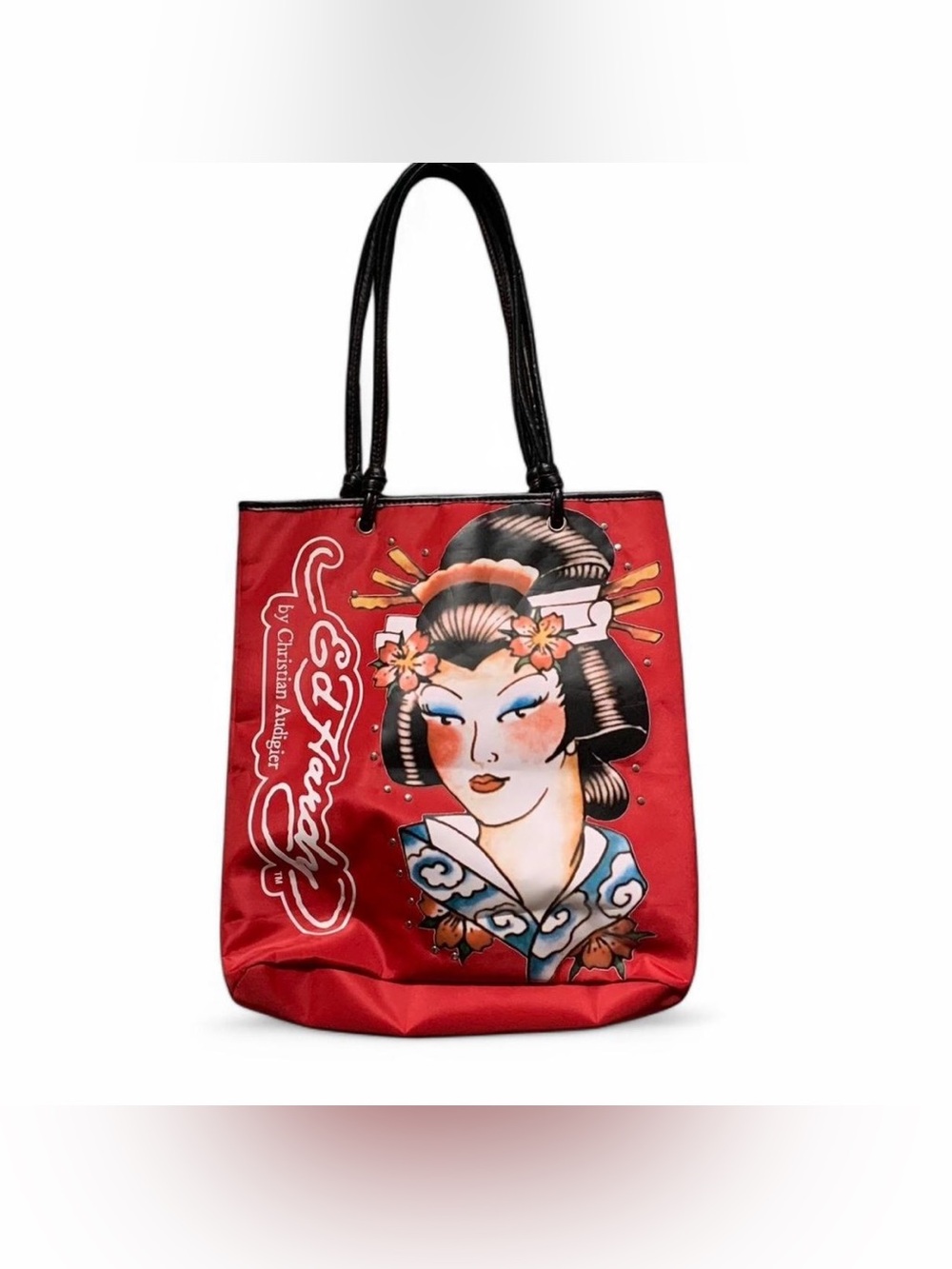 ed hardy geisha tote